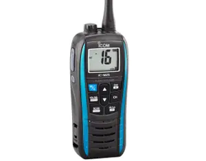 Icom IC-M25 EURO Marine VHF Buoyant Radio - Blue