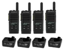 Motorola SL2600 Quad Pack | Slim Digital Two-Way Radios