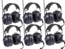 3M Peltor PMR446 LiteCom Headset Six Pack | Hearing Protection
