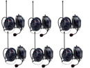 3M Peltor LiteCom PMR446 Neckband Headset 6-Pack