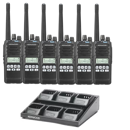 Kenwood NX-1200DE2 VHF DMR Digital Radio Six-Pack
