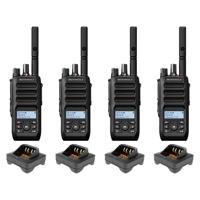 Motorola R5 LKP Digital Two-Way Radio Quad Pack | 4-Way Bundle