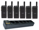 Motorola SL1600 Six-Pack | Ultra-Slim Digital Radios