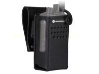 Motorola PMLN5866A Hard Leather Carry Case | Swivel Belt Loop