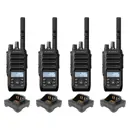 Motorola R5 LKP Digital Two-Way Radio Quad Pack | 4-Way Bundle