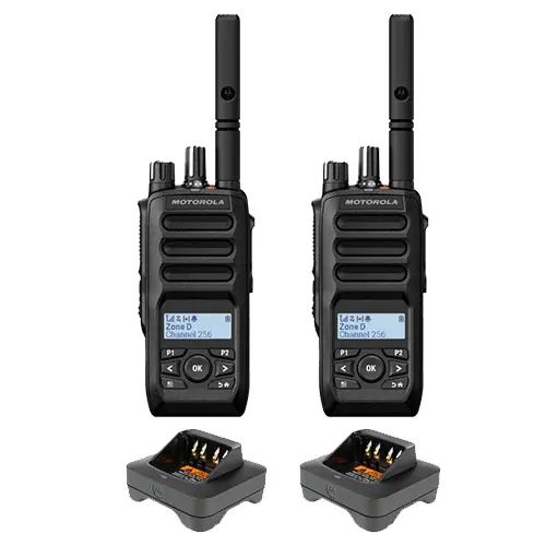 Motorola R5 Limited Keypad Digital Two-Way Radio - Twin Pack
