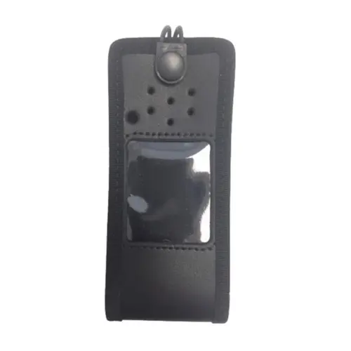 Peter Jones Soft Leather Case with D-Rings & Belt Loop for Motorola DP4600/e