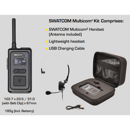 SWATCOM Grand Multicom Plus Quad Pack | Full-Duplex Intercom
