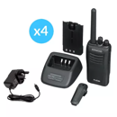 Kenwood TK-3501T Quad Pack | licence-Free PMR446 Radios