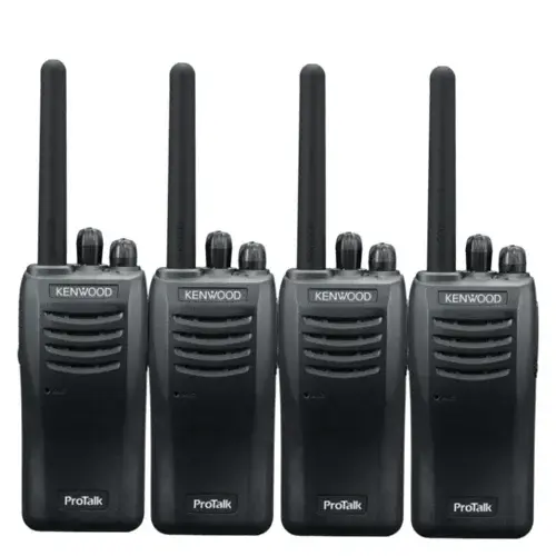 Kenwood TK-3501T ProTalk PMR446 Two-Way Radio Quad Pack