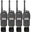 Kirisun DP480 Digital Two-Way Radio Quad Pack