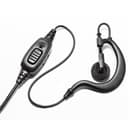 D-Shaped Earpiece with Inline PTT | Two-Way Radio Accessory