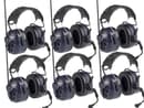 3M Peltor PMR446 LiteCom Headset Six Pack | Hearing Protection