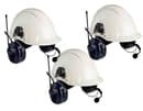 3M Peltor PMR446 Litecom Helmet Radio Headset Triple Pack