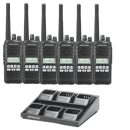 Kenwood NX-1200DE2 VHF DMR Digital Radio Six-Pack