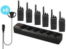 Motorola XT420 Six-Pack Bundle | licence-Free Radios