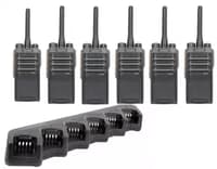Hytera PD405 Digital Two-Way Radio Six Pack | Buy Online