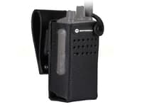 Motorola PMLN5866A Hard Leather Carry Case | Swivel Belt Loop