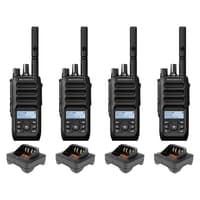 Motorola R5 LKP Digital Two-Way Radio Quad Pack | 4-Way Bundle