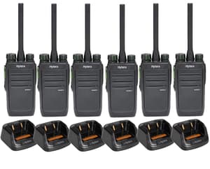 Hytera BD505LF Licence-Free Digital Radio Six Pack