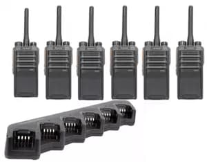 Hytera PD405 Digital Two-Way Radio Six Pack | Buy Online