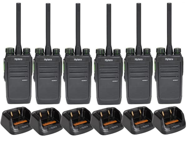 Hytera BD505LF Licence-Free Digital Two-Way Radio - Six Pack