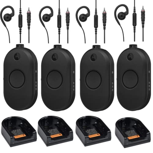 Motorola CLPe446 PMR446 Two-Way Radio - Quad Pack