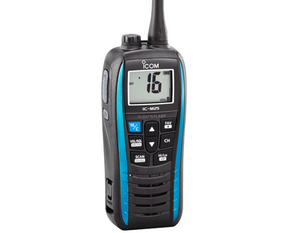 Icom IC-M25 EURO Marine VHF Buoyant Radio - Blue