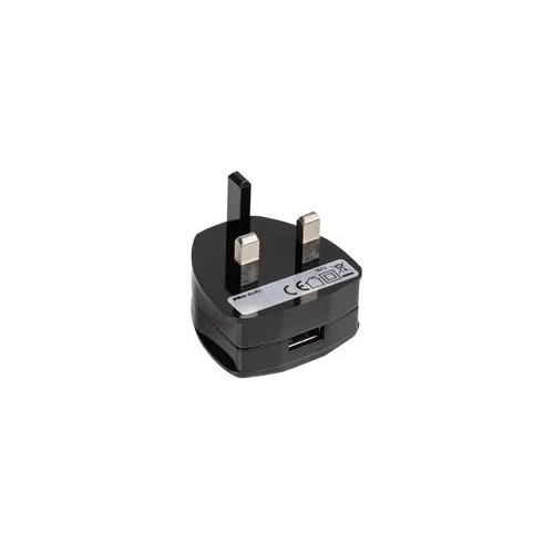 Replacement USB Mains Charger UK Plug (5V, 2.1A)