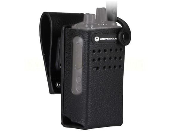 Motorola PMLN5866A Hard Leather Carry Case with 3-Inch Swivel Belt Loop