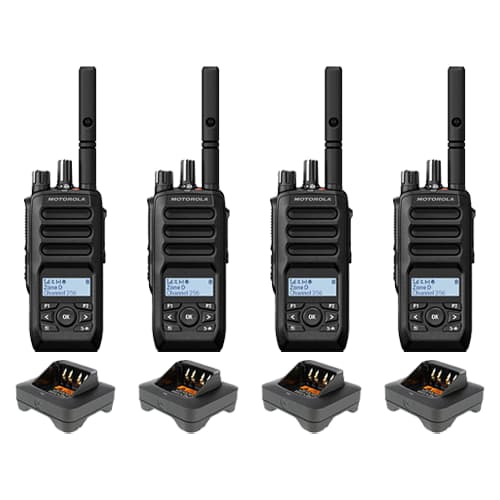 Motorola R5 LKP Digital Two-Way Radio Quad Pack