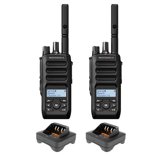 Motorola R5 Limited Keypad Digital Two-Way Radio - Twin Pack