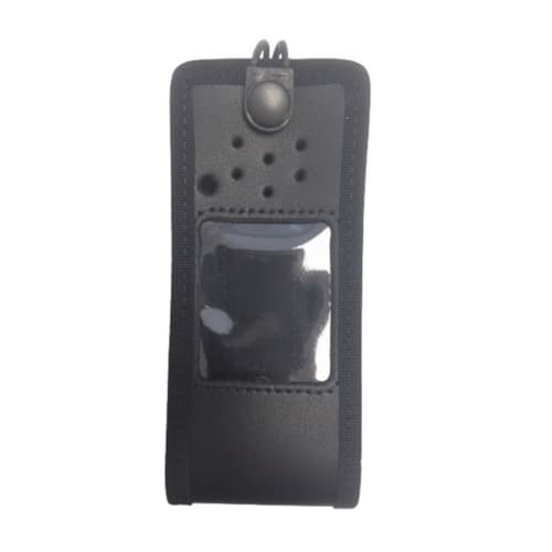 Peter Jones Soft Leather Case with D-Rings & Belt Loop for Motorola DP4600/e