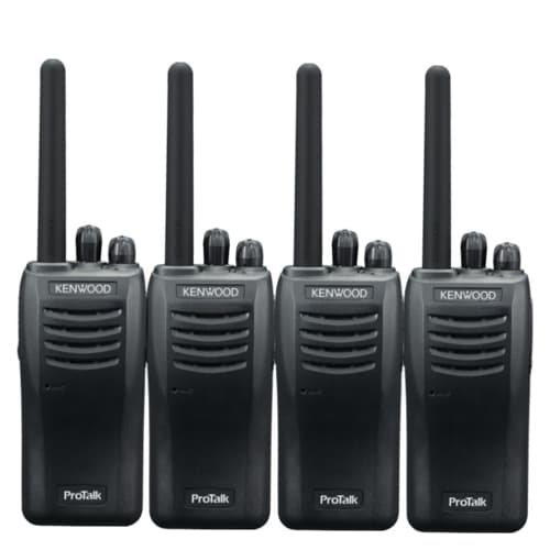 Kenwood TK-3501T ProTalk PMR446 Two-Way Radio Quad Pack