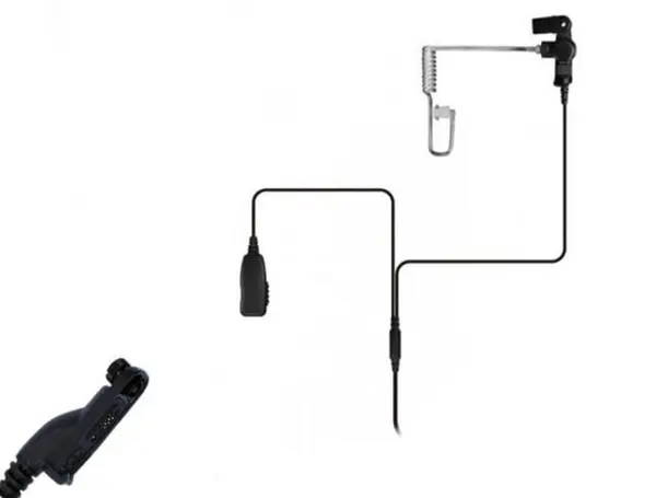 Motorola DP3000 & DP4000 Two-Wire Surveillance Kit