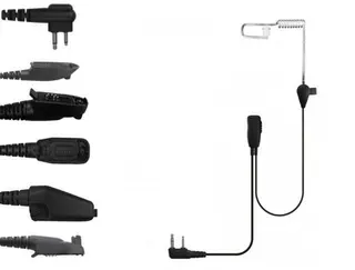 Single Wire Acoustic Tube Earpiece | Multi-Brand Compatible