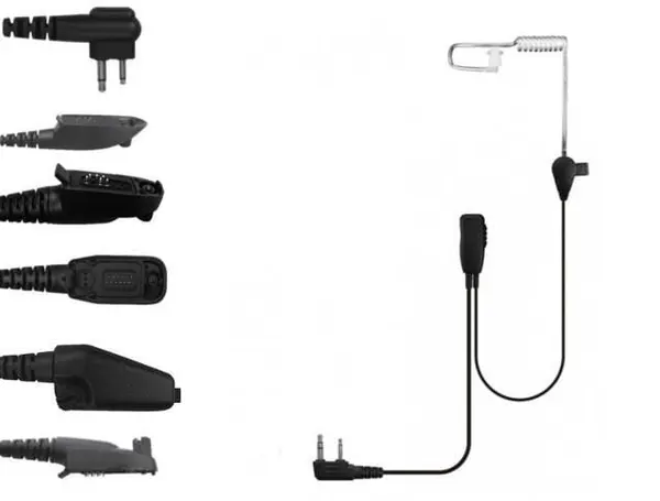 Single Wire Acoustic Tube Earpiece | Multi-Brand Compatible