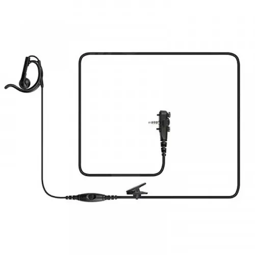 Vertex 1-Wire Acoustic Tube Earpiece | In-Line Mic & PTT