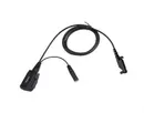 Hytera ACN02-P PTT & Mic Cable | Receive-Only Earpiece Cord