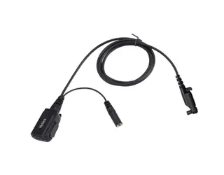 Hytera ACN02-P PTT & Mic Cable | Receive-Only Earpiece Cord