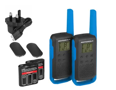Motorola TLKR T62 Walkie Talkie Twin Pack | licence-Free