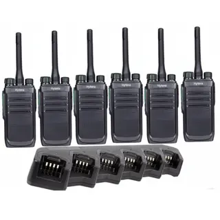 Hytera BD505 Six-Pack Bundle | Digital Two-Way Radios