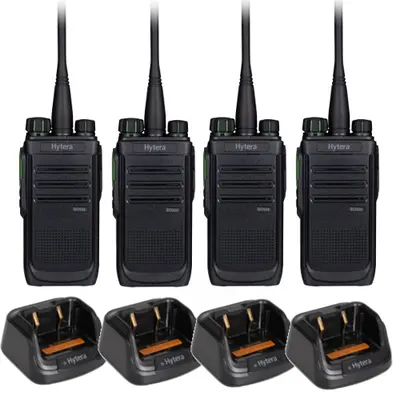 Hytera BD505 Digital Two-Way Radio Quad Pack | licenced