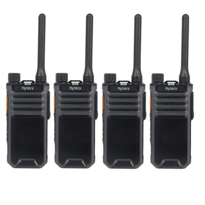 Hytera BP515 Digital Two-Way Radio Quad Pack