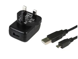 Micro USB Charger for Motorola T82 Extreme, XT185 & T62