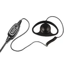 Savox D-Shaped Earpiece for Hytera HP505 & HP565