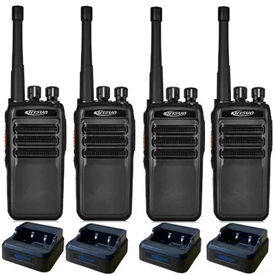 Kirisun DP405 Digital Two-Way Radio Quad Pack