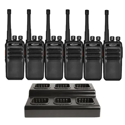 Kirisun DP405S licence-Free Digital Radio 6-Pack | PMR446