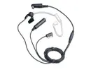 Hytera EAN18 3-Wire Surveillance Earpiece | Black