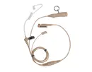 Hytera EAN21 3-Wire Surveillance Earpiece | Transparent Tube
